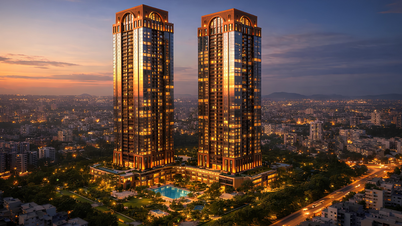 Godrej Kukatpally twin towers — Artist's Impression